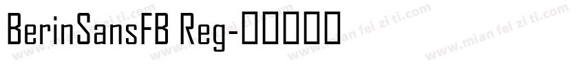 BerinSansFB Reg字体转换